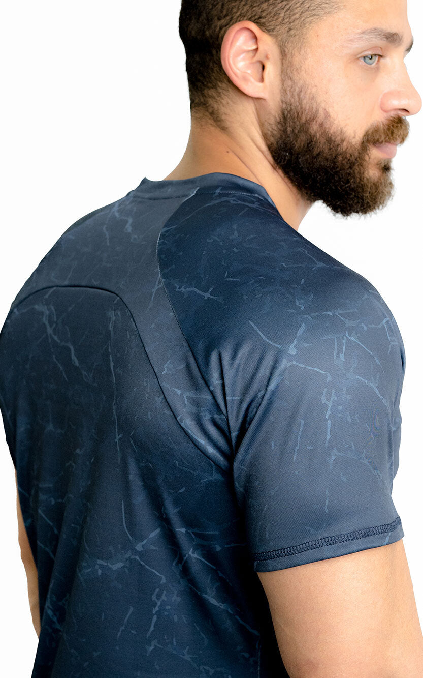 Short Sleeve T-shirt , Sportive, Blue Galaxy