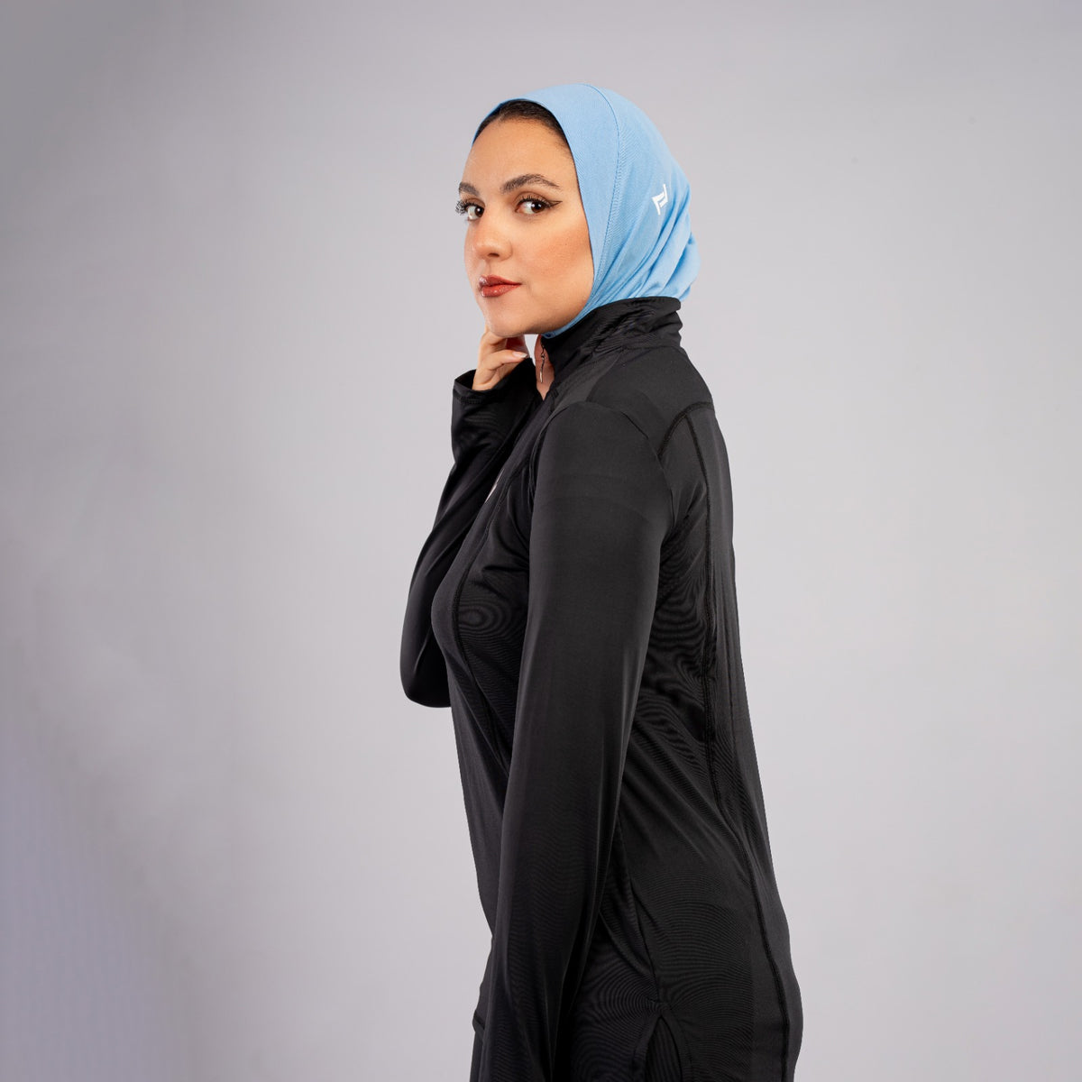 Women HIJAB, Sportive, Baby blue